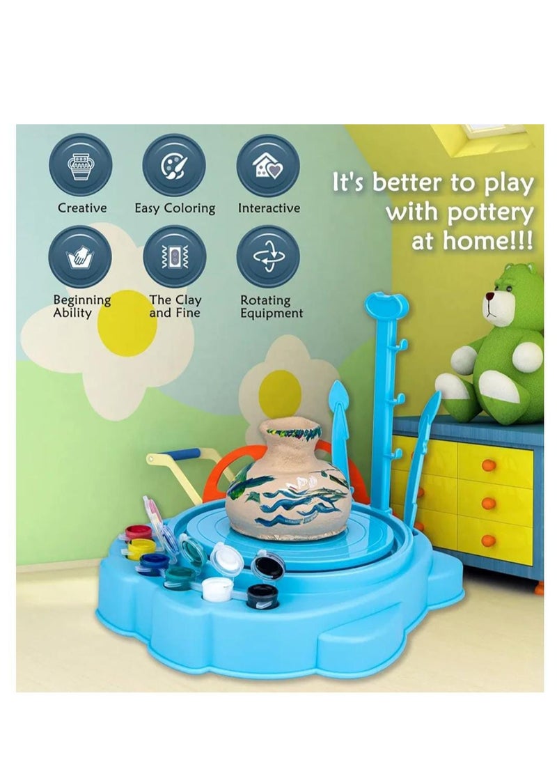 طقم عجلة فخار للأطفال والكبار - Image 5