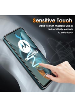 Houmt Motorola Moto G05 Tempered Glass 9H Hardness Full Covered Crystal Clear Glass With 3-Pack Anti-Fingerprints Screen Protector For Motorola Moto G05  - Image 5