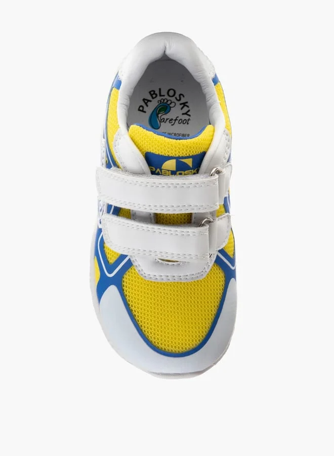 Pablosky Boys Running School Shoes With Hook &amp; Loop Closure