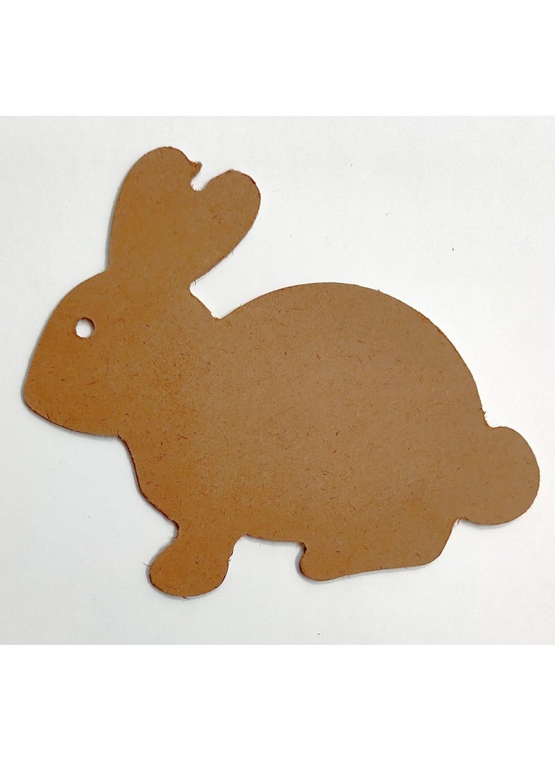 Generic Rabbit Cutouts MDF for Art and Craft Science Project Home Decoration by Toyjet Educational Products Pack of 2 size125 x 105 cm for Art and Craft home decoration Science Project etc Toyjet 