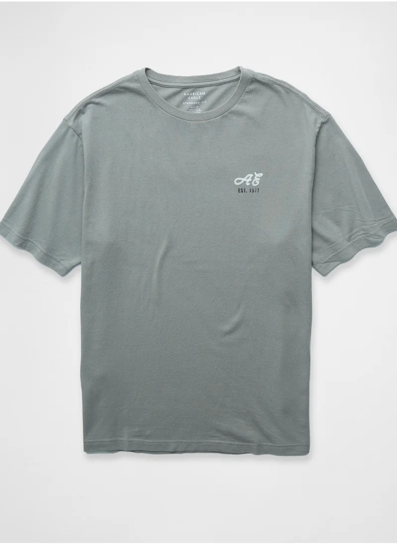 امريكان ايجل AE Elevated Logo Graphic T-Shirt