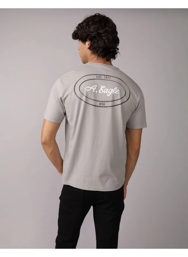 امريكان ايجل AE Elevated Logo Graphic T-Shirt