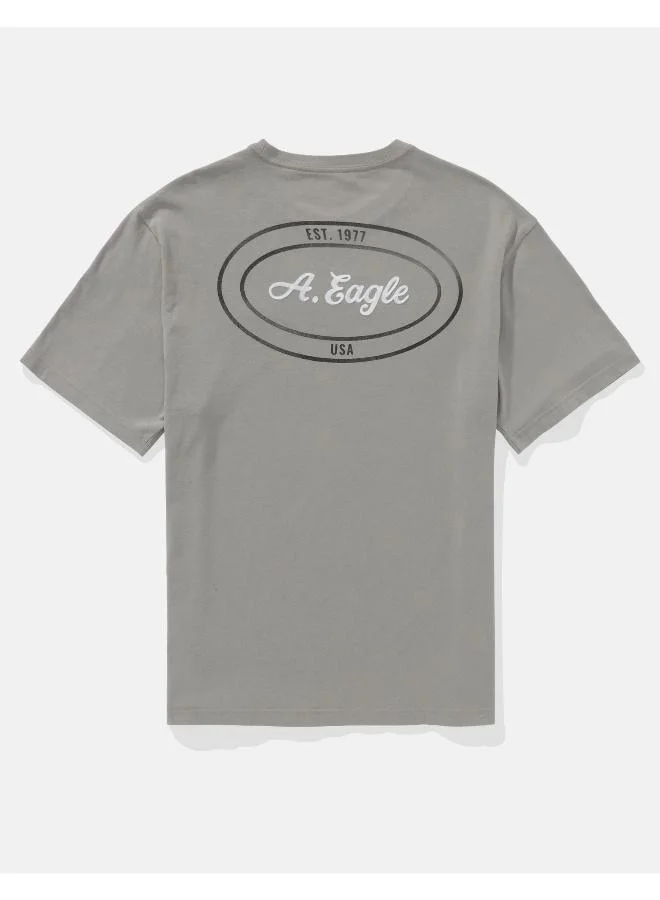 امريكان ايجل AE Elevated Logo Graphic T-Shirt