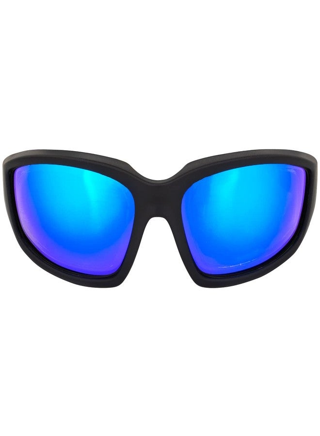 Global Vision Kickback Black Frame with Gtech Blue Lenses - Image 3