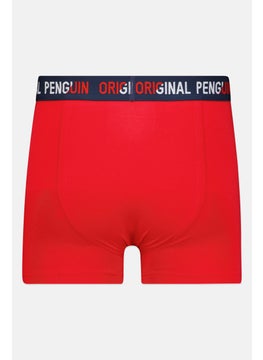 Original Penguin Men 3 Piece Brand Logo Trunks, Multicolor  - Image 3