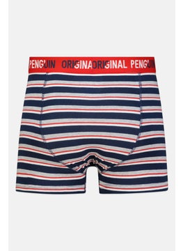 Original Penguin Men 3 Piece Brand Logo Trunks, Multicolor  - Image 2