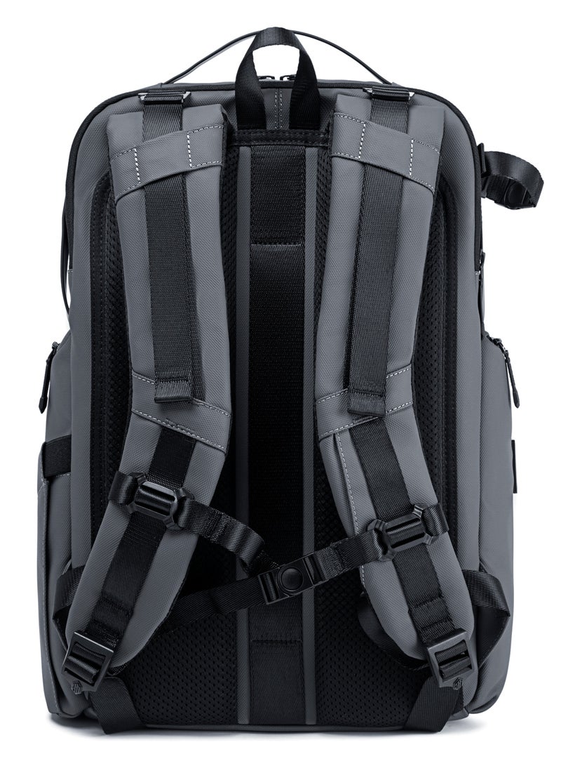 ARCTIC HUNTER Professional Camera Backpack Shock Proof Water Resistant with Separate Laptop Compartment TSA Opening Daypack for Men and Women B00575 Grey - Image 4