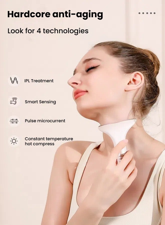 general Electric beauty neck device lifting smart induction import facial beauty instrument color light skin rejuvenation massage device USB - Image 3