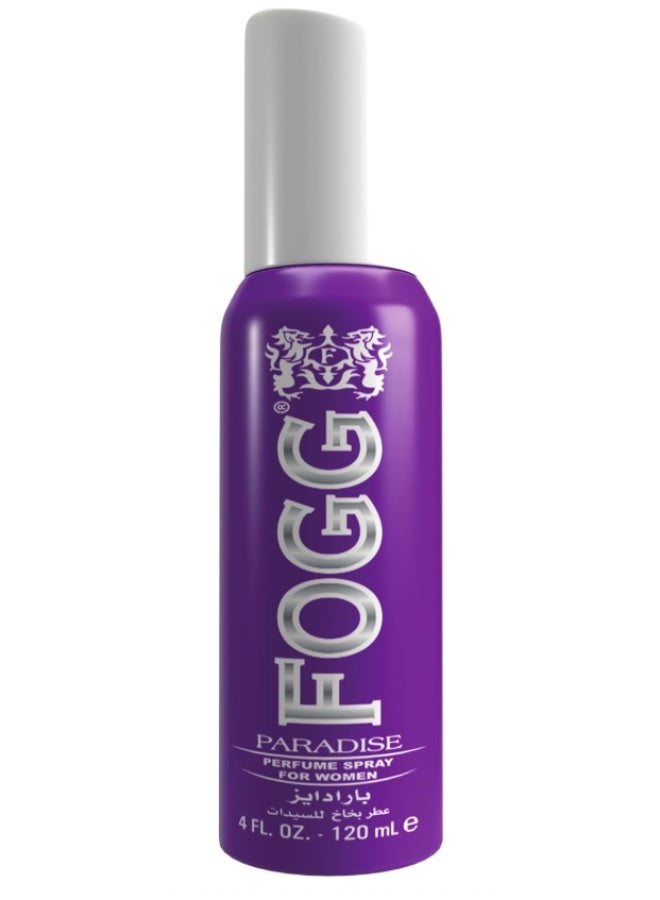 FOGG Paradise Fragrance Body Spray for Women (120ml) - Long-Lasting Fresh Floral Scent - Image 1