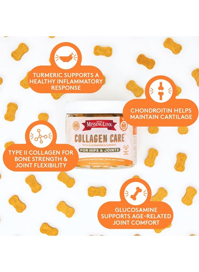 ذا ميسينج لينك علكات ناعمة من كولاجين كير للورك والمفاصل، 60 قطعة - دعم يومي للحركة ومضاد للالتهابات للكلاب - Image 3