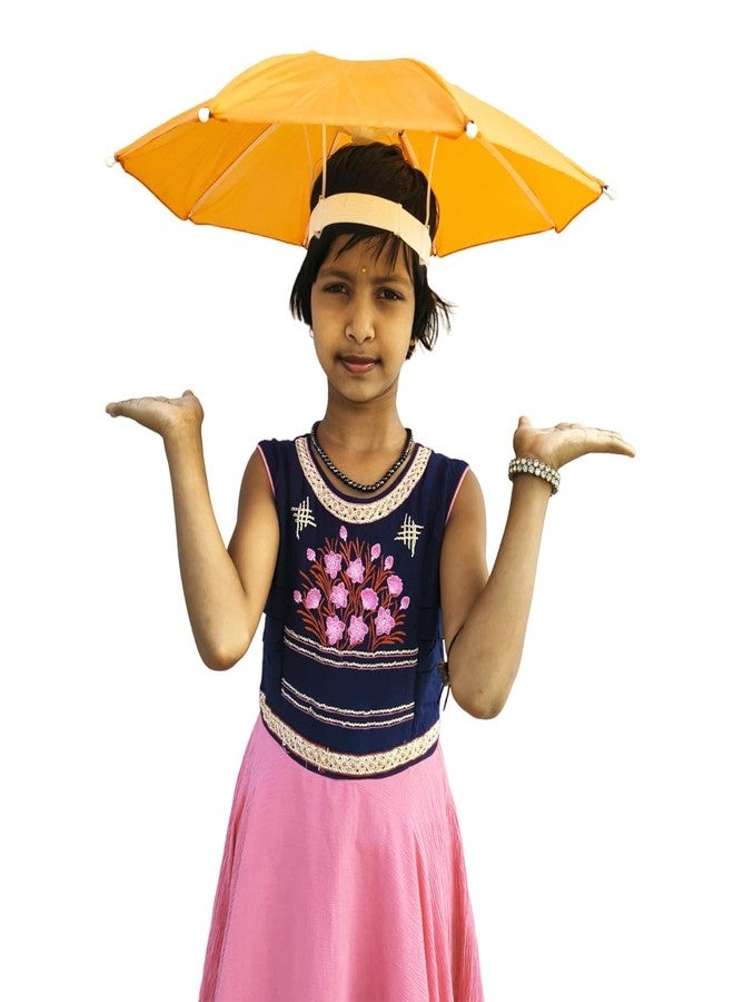 Dark Moon Hat Cap Umbrella for Kids Girls and Boys, Men Umbrella A1_30 - Image 2