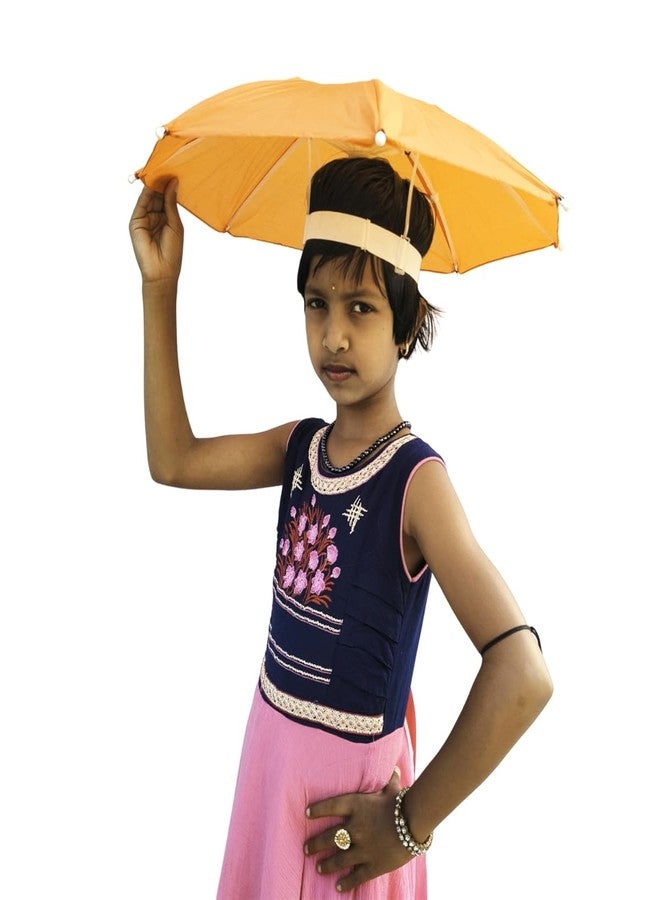 Dark Moon Hat Cap Umbrella for Kids Girls and Boys, Men Umbrella A1_30 - Image 3