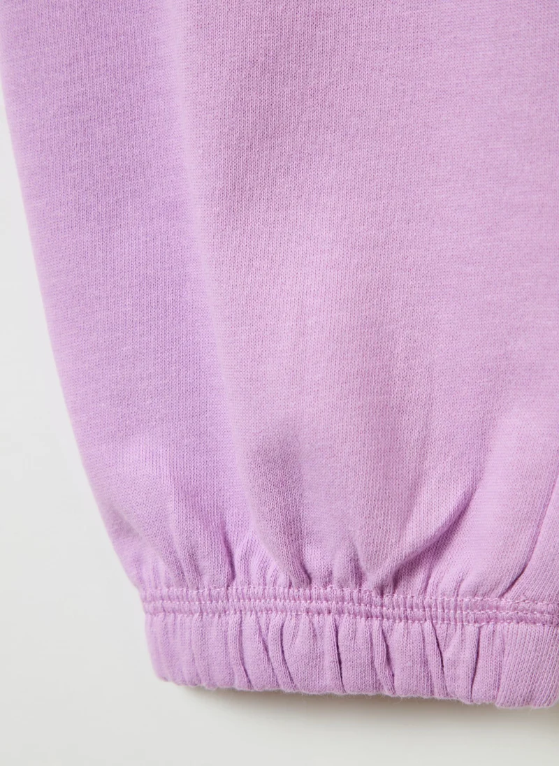 او في اس Fleece joggers with elasticated edging