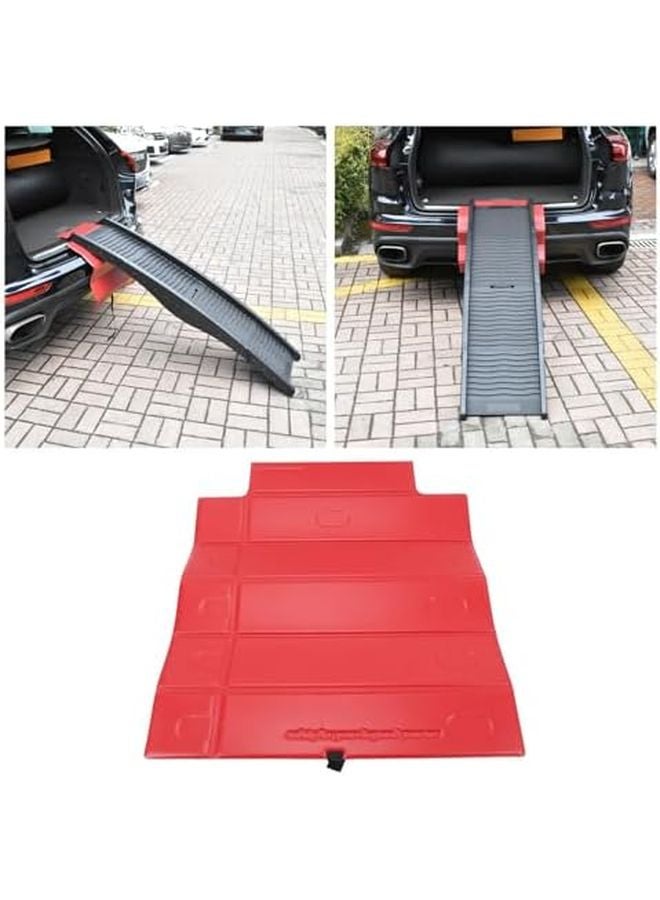 Foldable Car Ramp For Medium Large Dogs Anti Slip Pet Stairs Mat Portable Storage - Image 5