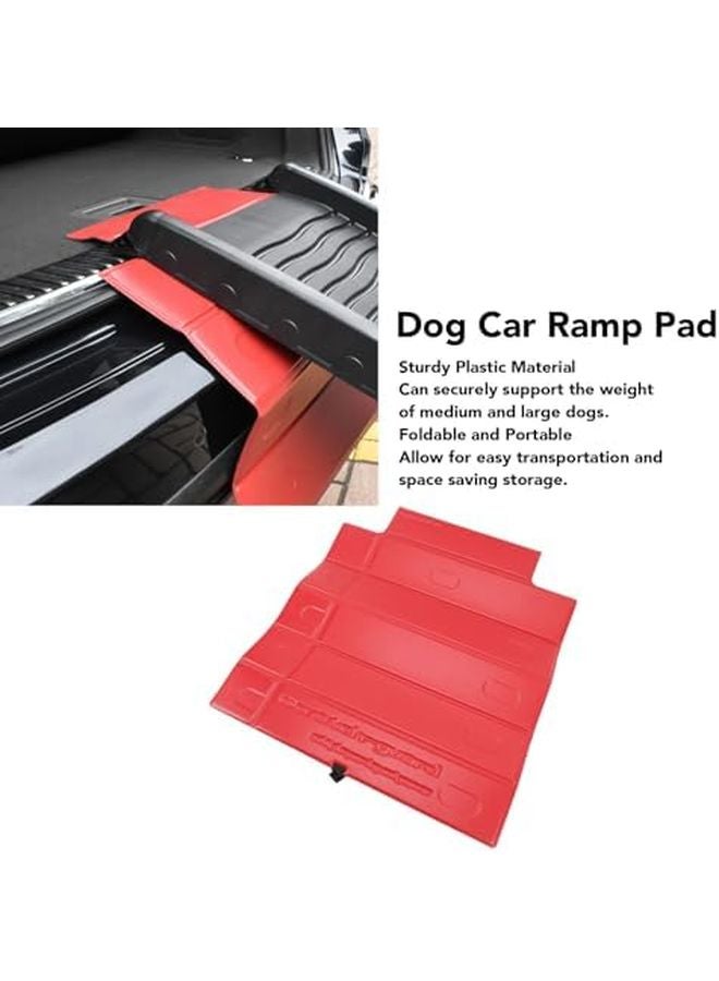 Foldable Car Ramp For Medium Large Dogs Anti Slip Pet Stairs Mat Portable Storage - Image 3