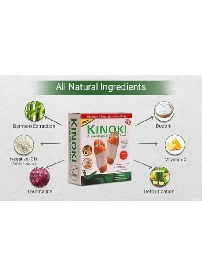 Kinoki Two packs of Kinoki foot cleansing and detoxifying pads, 20 pads each - Image 2