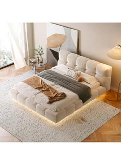 Poppins Home Luxurious Italian Solid Wood King Size Bed  Elegant & Durable Design, Premium Craftsmanship (Multiple Sizes Available, Mattress Not Included) (200x200cm)  - Image 4