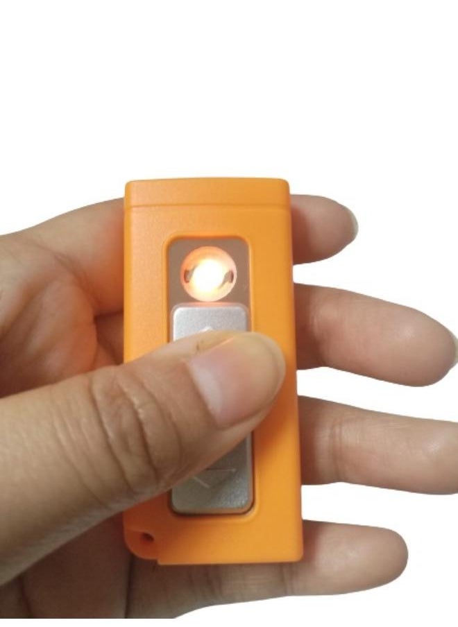 Generic - Multifunctional Rechargeable Mini  Keychain Light with Lighter - Image 1