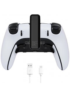 PS5 DualSense Edge Controller Battery Pack,3500mAh Fast Charging, Portable Wireless Charger - Rechargeable Battery Pack for PlayStation5 DualSense Edge Controller, Extra Battery Life, Ps5 Accessories