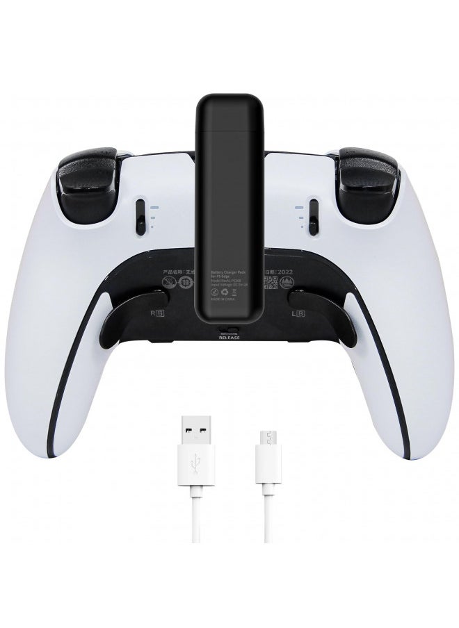 AMAZEAR - PS5 DualSense Edge Controller Battery Pack,3500mAh Fast Charging, Portable Wireless Charger - Rechargeable Battery Pack for PlayStation5 DualSense Edge Controller, Extra Battery Life, Ps5 Accessories - Image 1