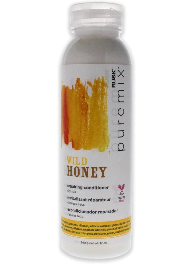 Rusk Puremix Wild Honey Repairing Conditioner - Dry Hair 12 Oz - Image 1