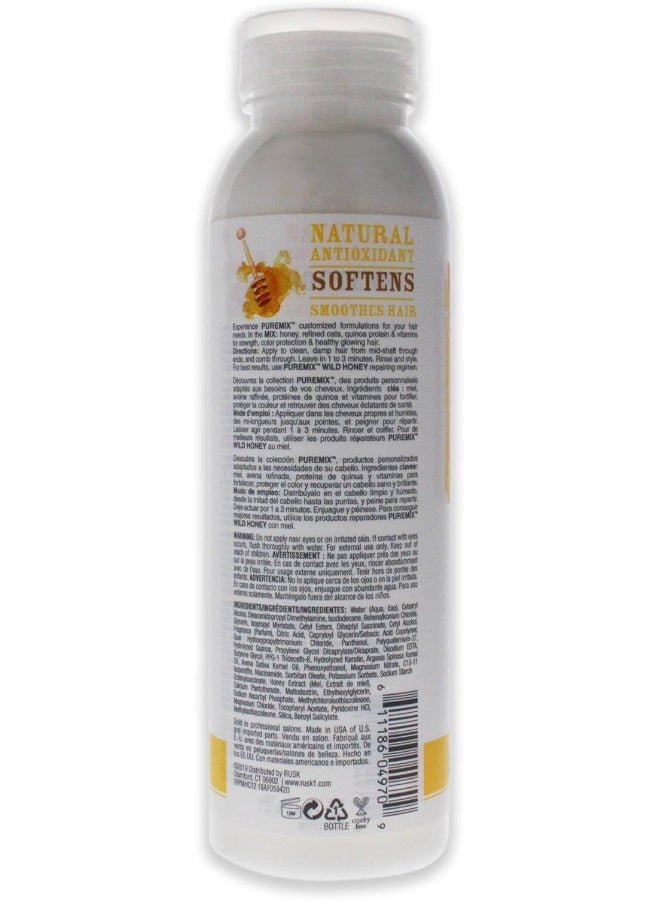Rusk Puremix Wild Honey Repairing Conditioner - Dry Hair 12 Oz - Image 2