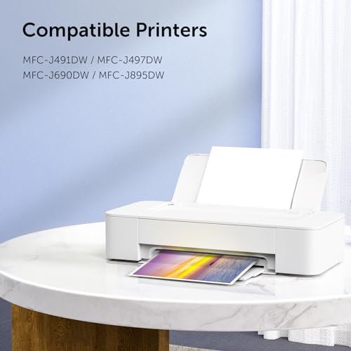 KOTANG LC3013 LC3011 Ink Cartridges Compatible for Brother LC3013XL LC3011 High Yield Work with Brother MFC-J497DW MFC-J491DW MFC-J895DW MFC-J690DW Printer (BK/CMY 4 Pack) - Image 2