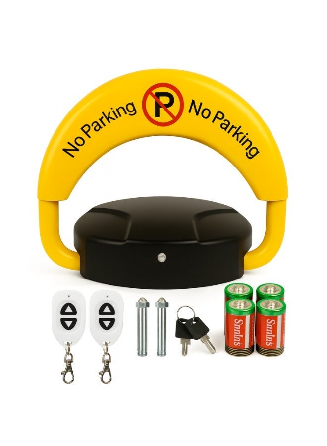 أداك قفل وقوف السيارات ADAK اللاسلكي للتحكم عن بعد، مقاوم للماء IP67، 2 جهاز تحكم عن بعد، ضمان لمدة 12 شهرًا | حاجز وقوف السيارات التلقائي - Image 1