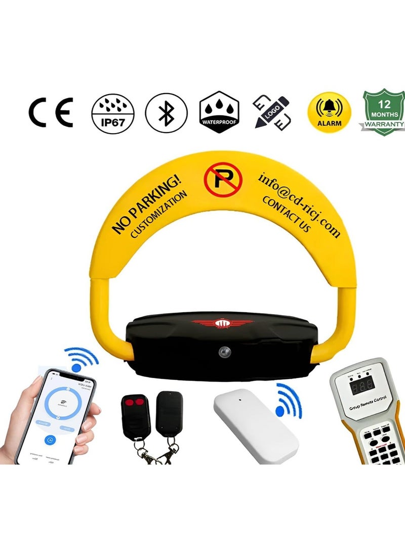 أداك قفل وقوف السيارات ADAK اللاسلكي للتحكم عن بعد، مقاوم للماء IP67، 2 جهاز تحكم عن بعد، ضمان لمدة 12 شهرًا | حاجز وقوف السيارات التلقائي - Image 3