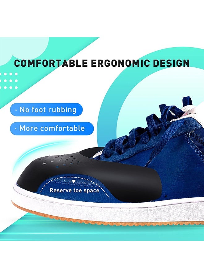 4 Pairs Shoe Creases Protector Shoe Anti Crease Guard to Prevent Sneaker Creases for Men and Women Black and White - Image 4