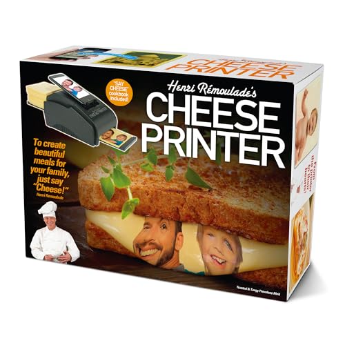 Prank Pack PrankO Cheese Printer Gag Gift Empty Box Birthday Gift Box Wrap Your Real Present in a Convincing and Funny Fake Gift Box Practical Joke for Birthday Presents Holidays Parties - Image 1