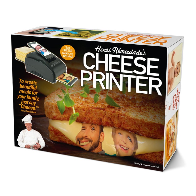 Prank Pack PrankO Cheese Printer Gag Gift Empty Box Birthday Gift Box Wrap Your Real Present in a Convincing and Funny Fake Gift Box Practical Joke for Birthday Presents Holidays Parties - Image 2