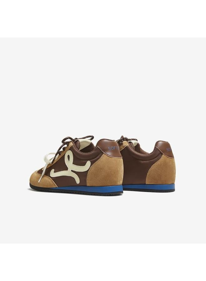 Basto 26 Spring Retro Sports Training Shoes Flat Heel Women's Casual Shoes A1834am6 Brown Beige Black Size 38 - Image 2