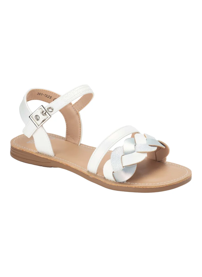 Bata Applique Details Ankle Strap Sandals