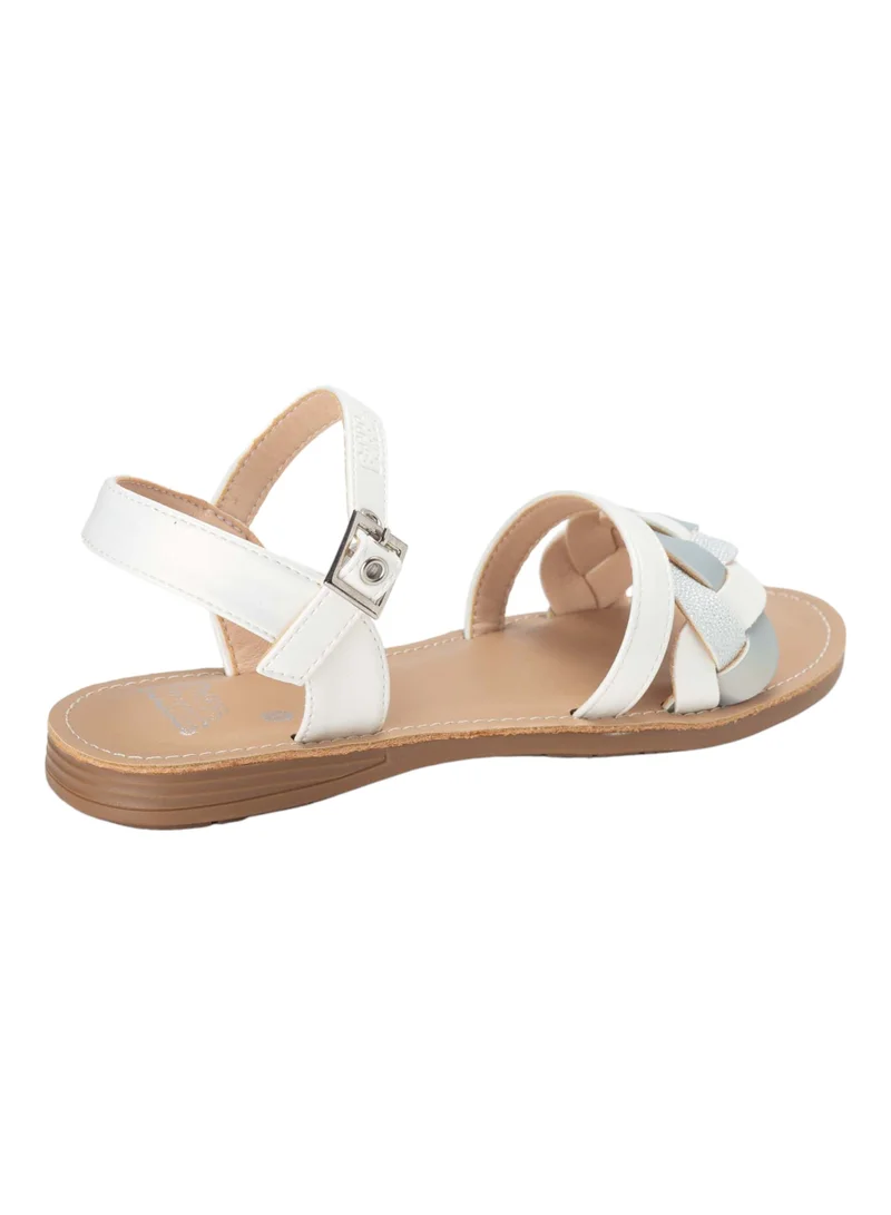 Bata Applique Details Ankle Strap Sandals