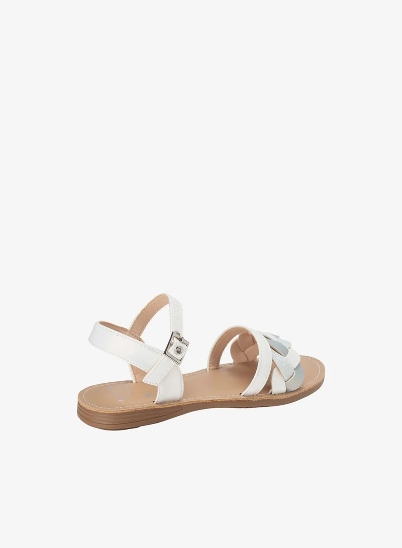 Bata  Applique Details Ankle Strap Sandals for Women | Best Price UAE