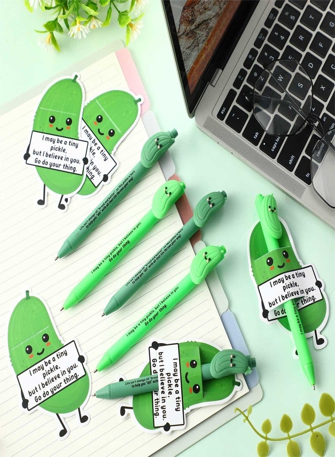 MotiMind 40 Sets Inspirational Pickle Emotional Support Pens Bulk Positive Encouragement Affirmation Gifts with Motivational Tags Gifts for Employees Coworkers Students Nurse Dietitian - Image 4