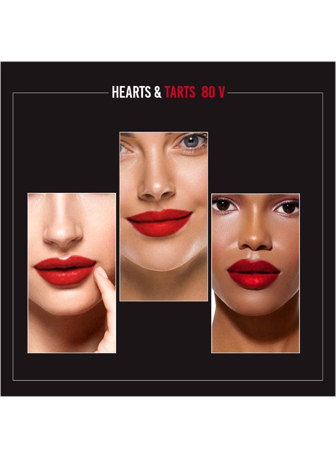 Colorbar Velvet Matte Lipstick, Hearts And Tarts 1, 4.2g | | Creamy matte finish | High Pigmented Formula | Lasts upto 5 Hours | Smudgeproof - Image 4