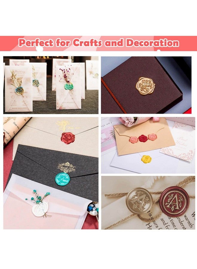 Caffox 728Pcs Sealing Wax Beads, Sealing Wax Pellets For Wax Seal Stamp, Letter Wax Seal Kit For Letter Stamp Sealing And Diy Craft (28 Colors) - Image 5