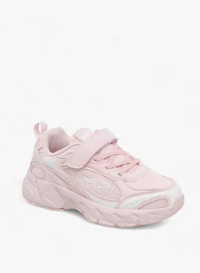 kangaROOS Girls Logo Detail Sports Shoes With Hook And Loop Closure
