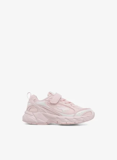 kangaROOS Girls Logo Detail Sports Shoes With Hook And Loop Closure