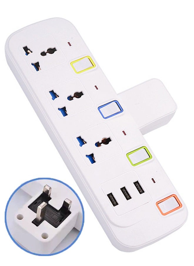 ZCM-HAPPY - Ultimate Power Hub Multi-Purpose Strip with USB Sockets - Image 1