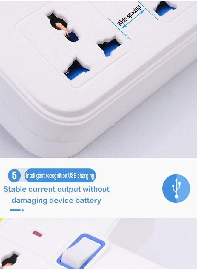 ZCM-HAPPY - Ultimate Power Hub Multi-Purpose Strip with USB Sockets - Image 1