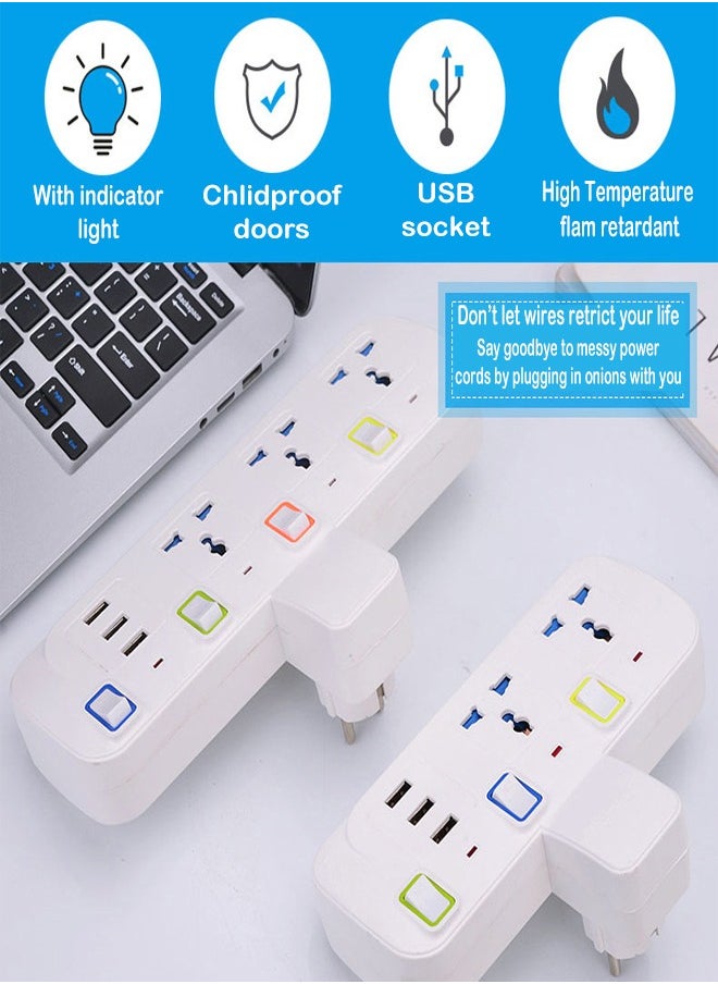 ZCM-HAPPY - Ultimate Power Hub Multi-Purpose Strip with USB Sockets - Image 1
