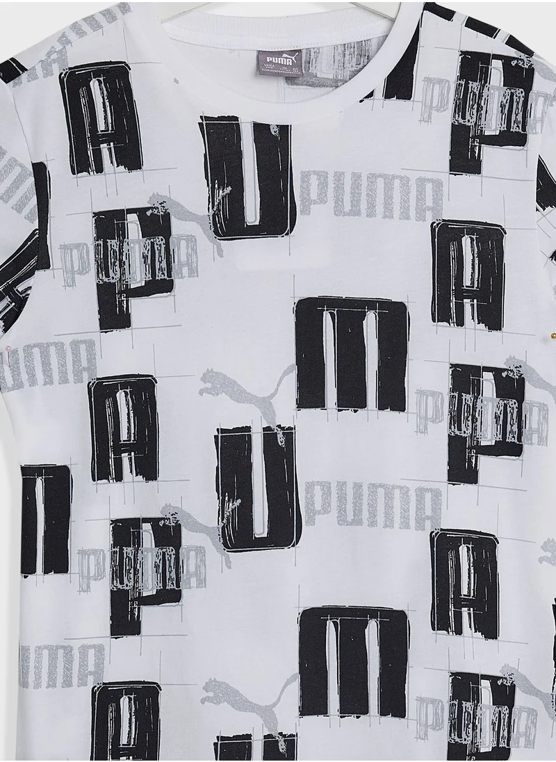 PUMA Kids Essential  Logo Lab T-Shirt
