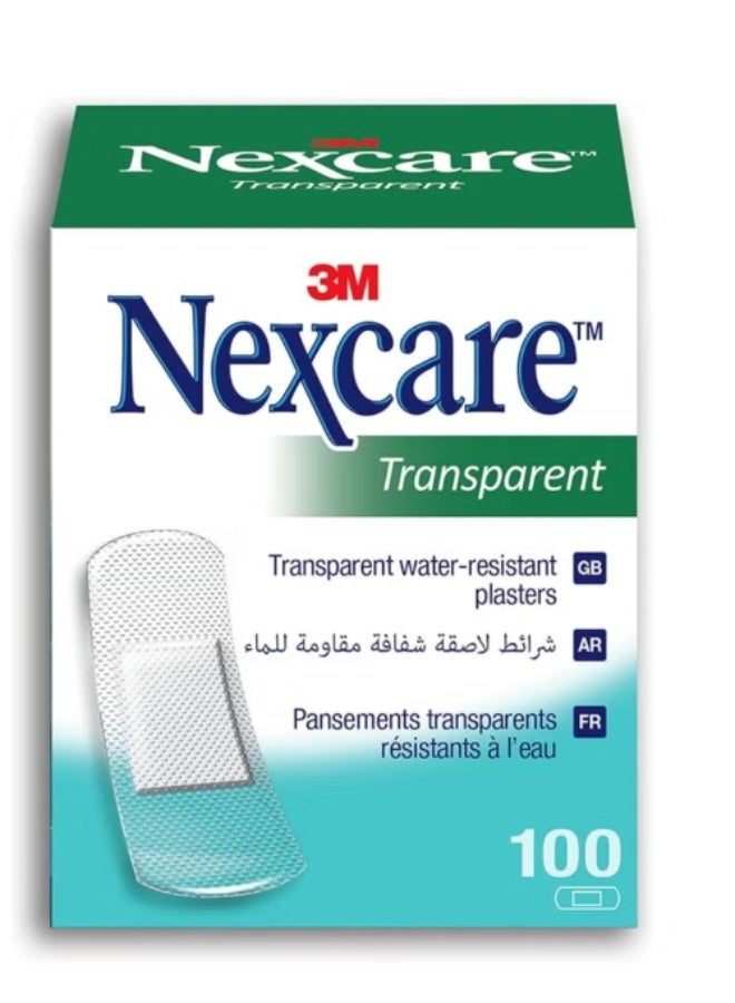 3M Nexcare Tb-100 Transparent Bandage, 100'S, One Size