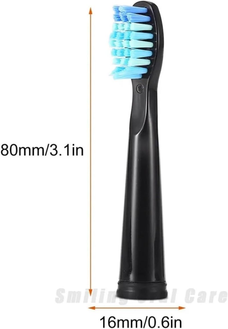 10/20 قطعة رؤوس فرشاة أسنان كهربائية، متوافقة مع SEAGO SG899/SG507/SG610/SG659/SG917/E1/E2/E3 رأس فرشاة شفط بديل (أصفر) - Image 4