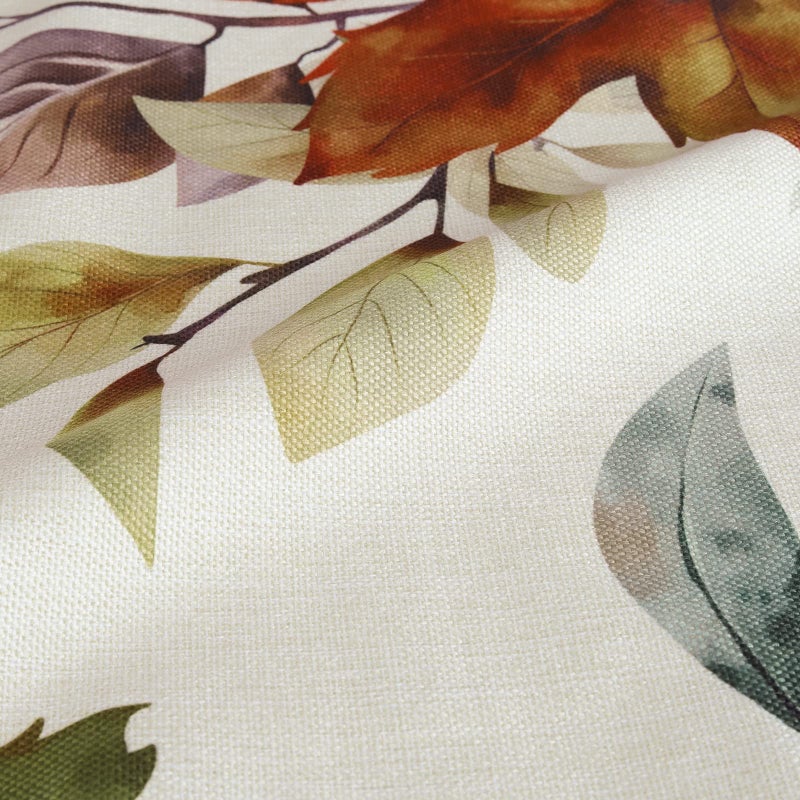 Bonhause Fall Pillow Covers 18 x 18 Inch Set of 4 Hello Autumn Maple Leaves Decorative Throw Pillow Cases Polyester Linen Patio Pillows for Couch Sofa Garden Balcony Fall Decor - Image 4