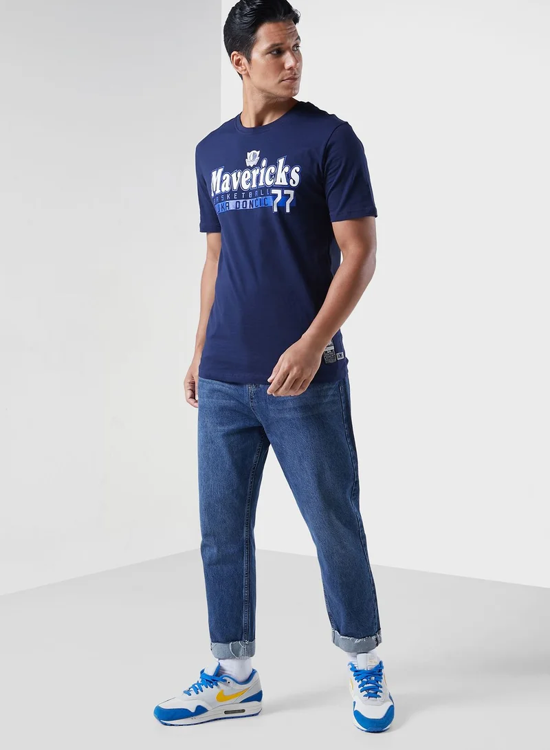 Nba  NBA Doncic Luka Dallas Mavericks Glow Up T-Shirt for Men | Best Price UAE