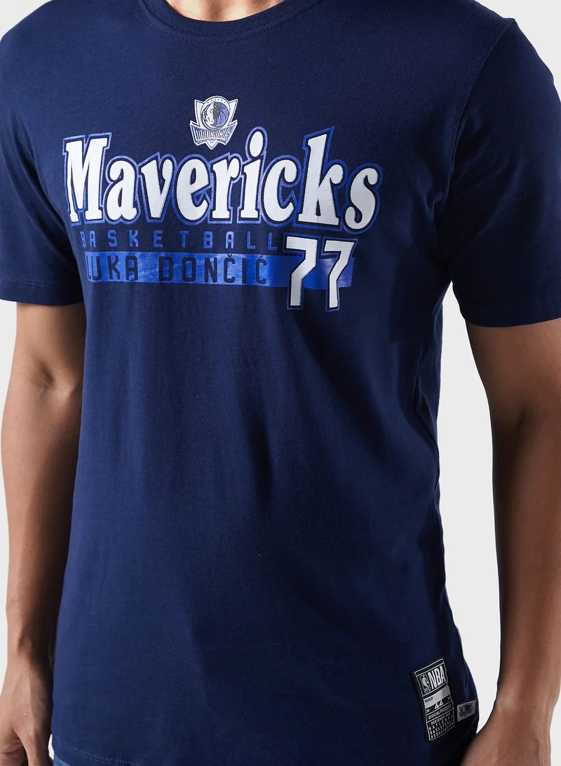 Nba  NBA Doncic Luka Dallas Mavericks Glow Up T-Shirt for Men | Best Price UAE